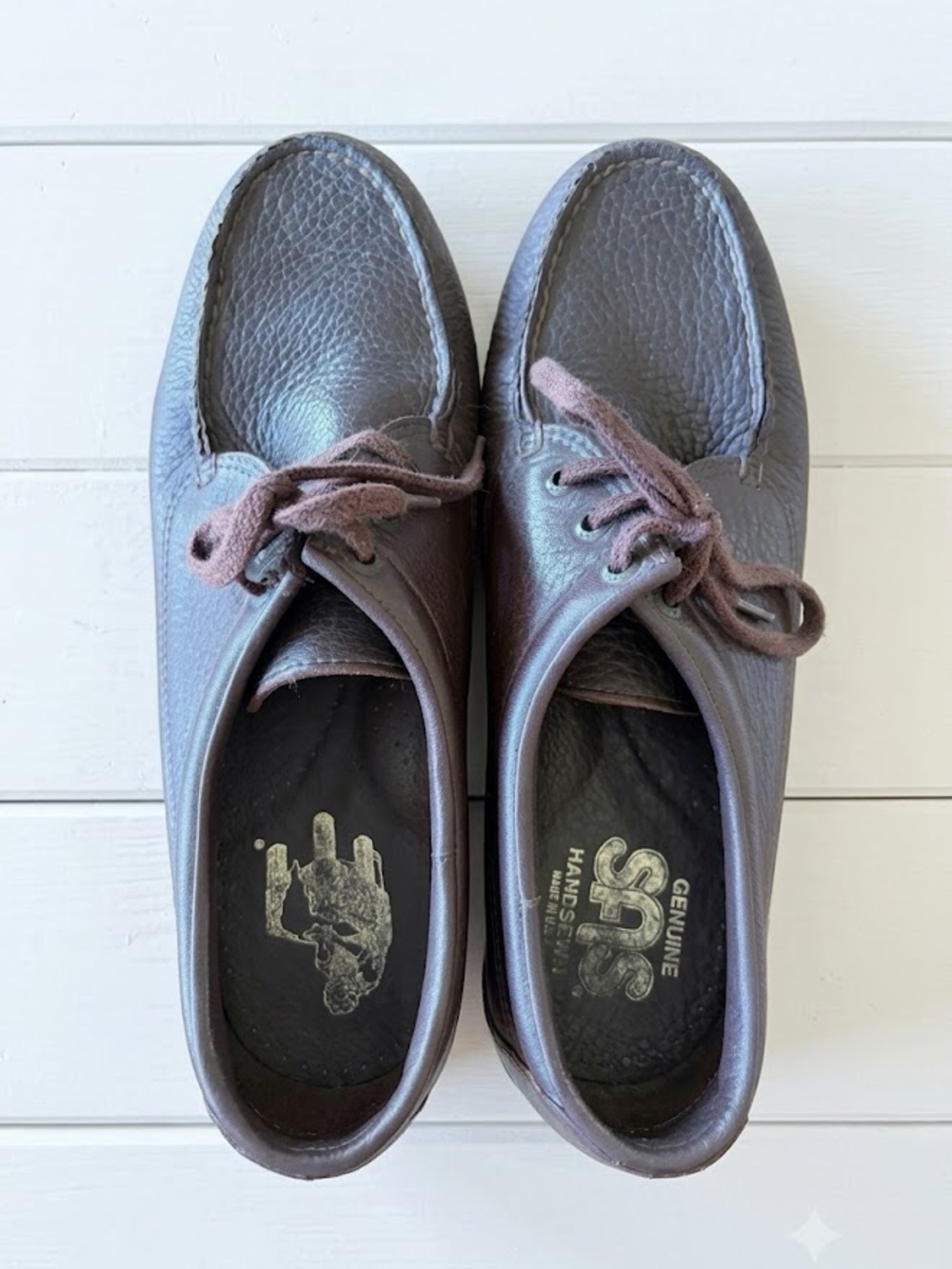 SAS Amigo 40 Leather Comfort Shoes Brown Men's 9 1/2 9.5M Lace Up